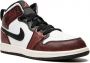 Jordan Kids Air Jordan 1 Mid SE high-top sneakers Zwart - Thumbnail 1