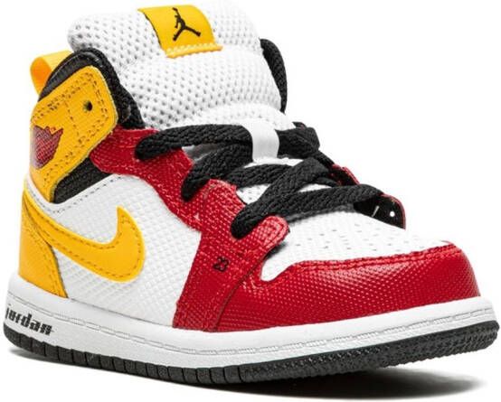 Jordan Kids "Air Jordan 1 MID SE Motorsport sneakers" Wit