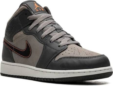 Jordan Kids Air Jordan 1 Mid SE "Night Stadium" sneakers Zwart