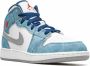 Jordan Kids Air Jordan 1 Mid SE sneakers Blauw - Thumbnail 1