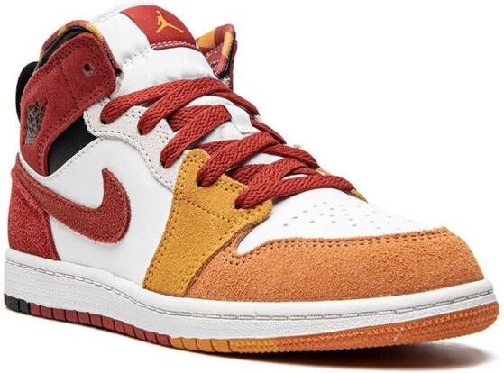 Jordan Kids Air Jordan 1 Mid SE sneakers Oranje