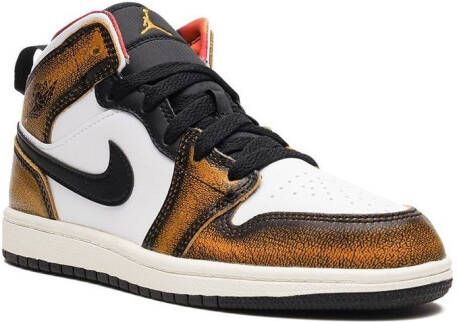 Jordan Kids Air Jordan 1 Mid SE sneakers Wit