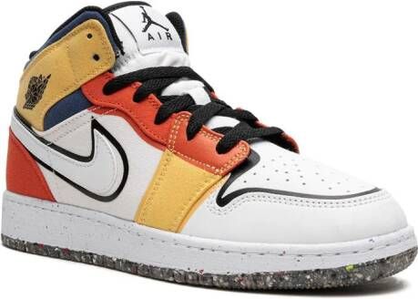 Jordan Kids Air Jordan 1 Mid SE sneakers Wit