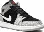 Jordan Kids Air Jordan 1 Mid SE sneakers Zwart - Thumbnail 1