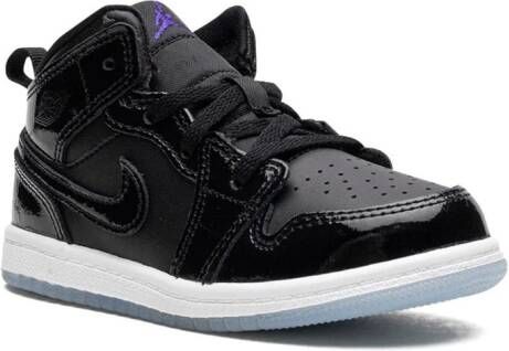 Jordan Kids "Air Jordan 1 Mid SE Space Jam sneakers " Zwart