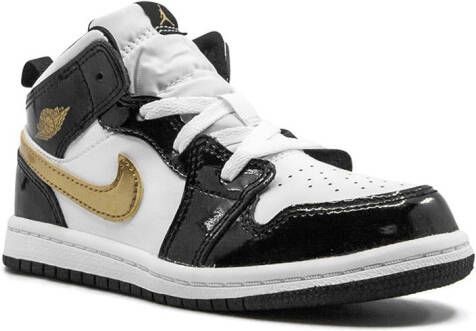 Jordan Kids Air Jordan 1 Mid SE (TD) sneakers Zwart