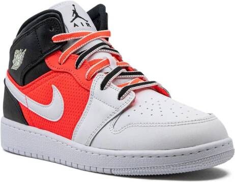 Jordan Kids Air Jordan 1 Mid SE sneakers Zwart