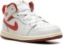 Jordan Kids Air Jordan 1 Mid SE "White Dune Red" sneakers Wit - Thumbnail 1