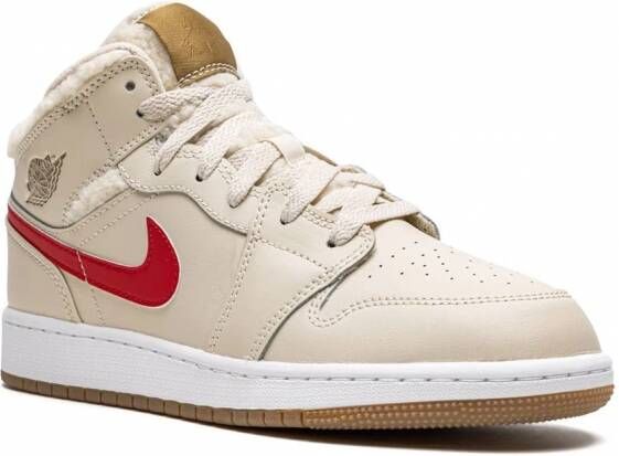 Jordan Kids Air Jordan 1 Mid sneakers Beige