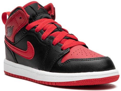 Jordan Kids Air Jordan 1 Mid sneakers Zwart