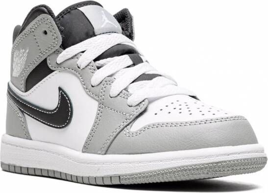 Jordan Kids Air Jordan 1 Mid "Light Smoke Grey" sneakers Grijs