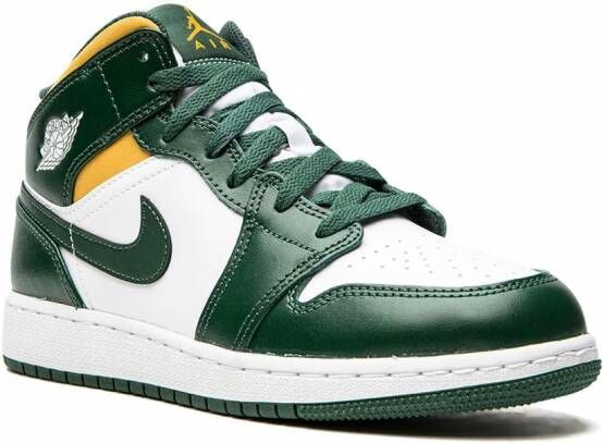 Jordan Kids Air Jordan 1 Mid sneakers Groen