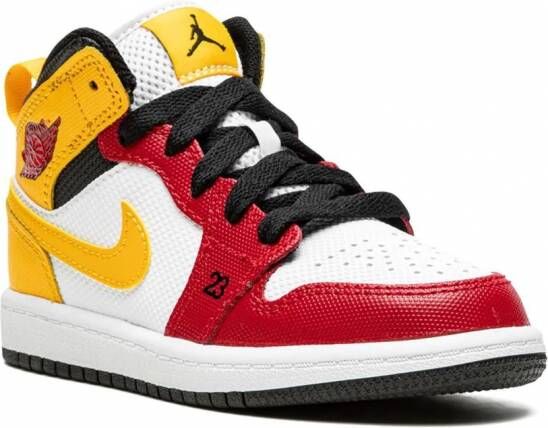 Jordan Kids Air Jordan 1 Mid sneakers Wit