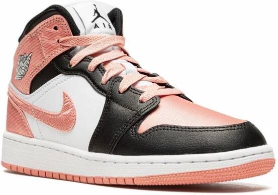 Jordan Kids Jordan 1 Mid "Light Madder Root" sneakers Wit