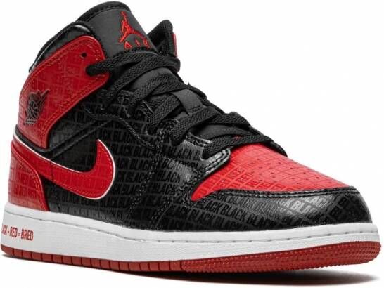 Jordan Kids Air Jordan 1 Mid sneakers Zwart