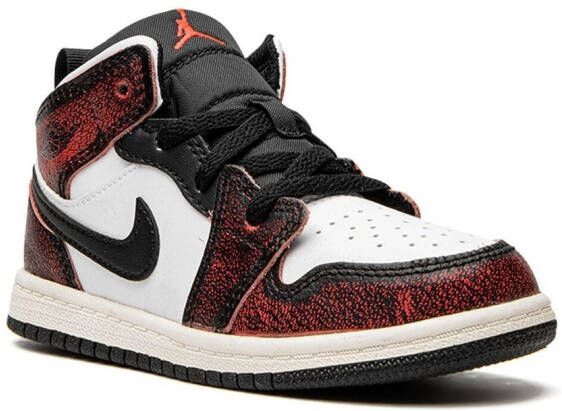 Jordan Kids Air Jordan 1 Mid sneakers Zwart