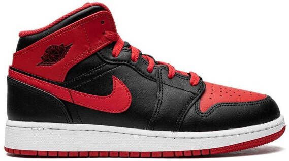 Jordan Kids Air Jordan 1 Mid sneakers Zwart