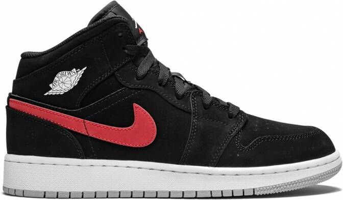 Jordan Kids Air Jordan 1 Mid sneakers Zwart
