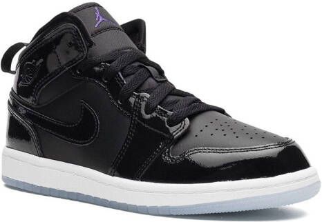 Jordan Kids Air Jordan 1 GS sneakers Zwart