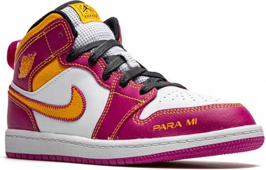 Jordan Kids Air Jordan 1 mid-top DOD sneakers Wit