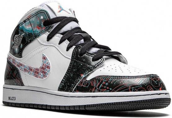 Jordan Kids Air Jordan 1 mid-top SE GS sneakers Wit