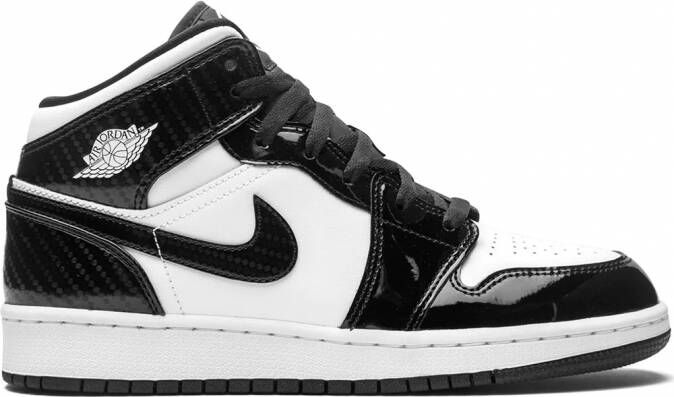 Jordan Kids Air Jordan 1 mid-top SE GS sneakers Zwart