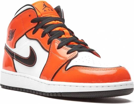 Jordan Kids Air Jordan 1 mid-top sneakers Oranje