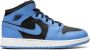 Jordan Kids "Air Jordan 1 mid-top University Gold sneakers" Blauw - Thumbnail 1