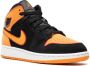 Jordan Kids "Air Jordan 1 Mid Vivid Orange sneakers" Oranje - Thumbnail 1