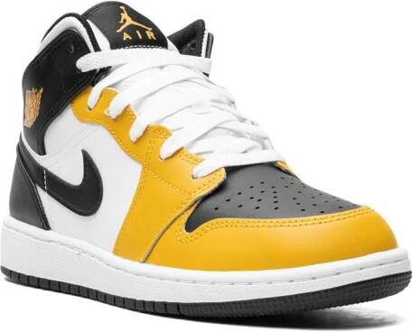 Jordan Kids Air Jordan 1 Mid "Yellow Ochre" sneakers Geel