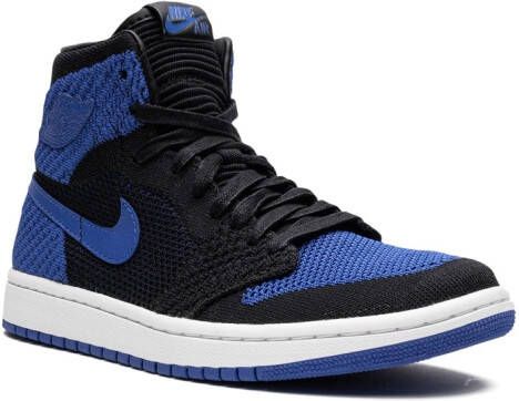 Jordan Kids Air Jordan 1 Retro Flyknit high-top sneakers Zwart