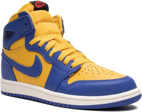 Jordan Kids "Air Jordan 1 Retro High OG Reverse Laney sneakers" Blauw