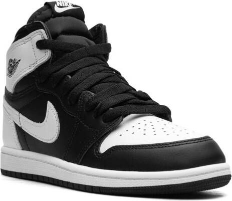 Jordan Kids Air Jordan 1 Retro High OG "Reverse Panda" sneakers Zwart