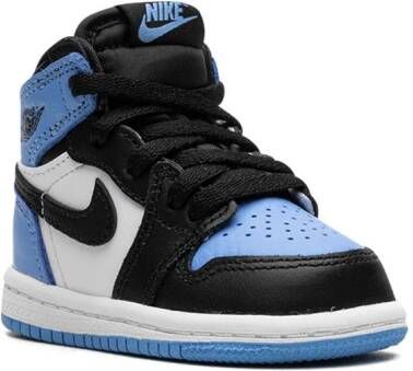Jordan Kids "Air Jordan 1 Retro High OG UNC Toe sneakers" Zwart