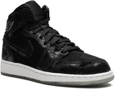 Jordan Kids Air Jordan 1 Retro high-top sneakers Zwart