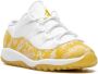 Jordan Kids "Air Jordan 11 Low Yellow Snakeskin sneakers" Wit - Thumbnail 1