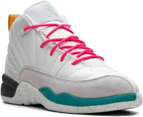 Jordan Kids Air Jordan 12 Retro "Vapor Green" sneakers Wit