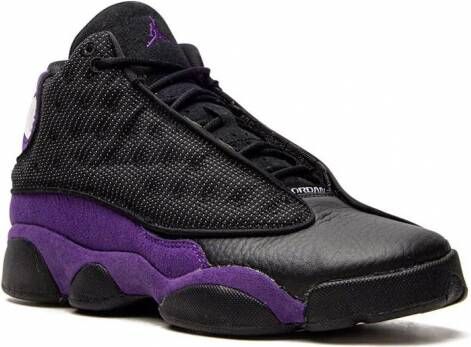 Jordan Kids "Air Jordan 13 Retro Court Purple sneakers" Zwart