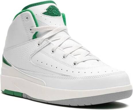 Jordan Kids "Air Jordan 2 Lucky Green sneakers" Wit