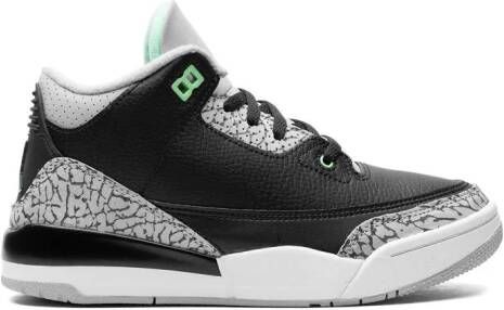 Jordan Kids Air Jordan 3 leren sneakers Zwart