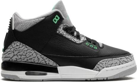 Jordan Kids Air Jordan 3 leren sneakers Zwart