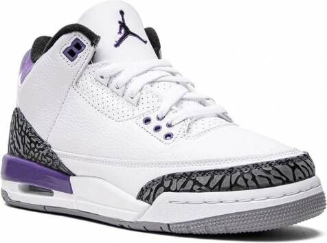 Jordan Kids Iris Air Jordan 3 Retro "Iris" sneakers Wit