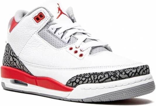 Jordan Kids Air Jordan 3 Retro "Fire Red" sneakers Wit