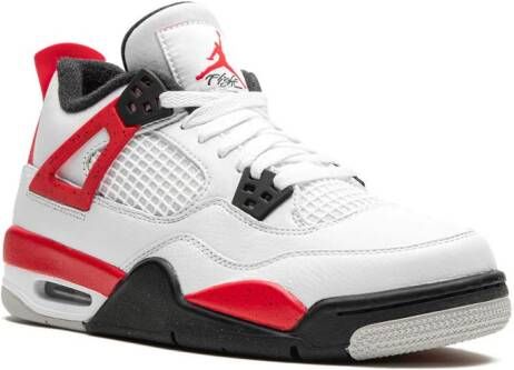 Jordan Kids "Air Jordan 4 Cement Grey sneakers" Wit
