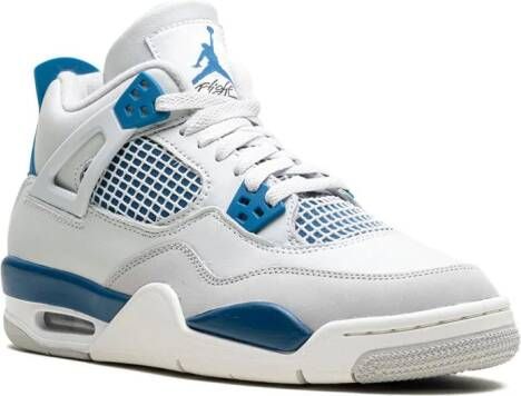 Jordan Kids Air Jordan 4 'Military Blue' sneakers Wit