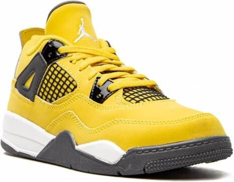 Jordan Kids "Air Jordan 4 Retro Lightning sneakers" Geel