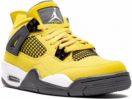 Jordan Kids Air Jordan 4 Retro "Lightning 2021" sneakers Geel