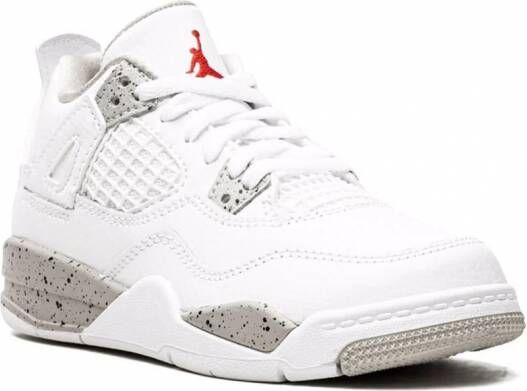 Jordan Kids Air Jordan 4 Retro sneakers Wit