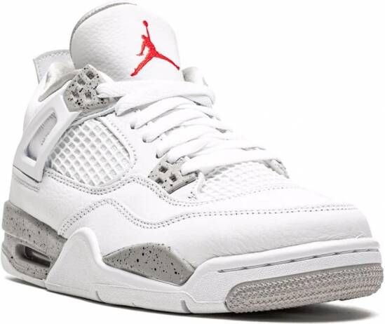 Jordan Kids Air Jordan 4 Retro sneakers Wit