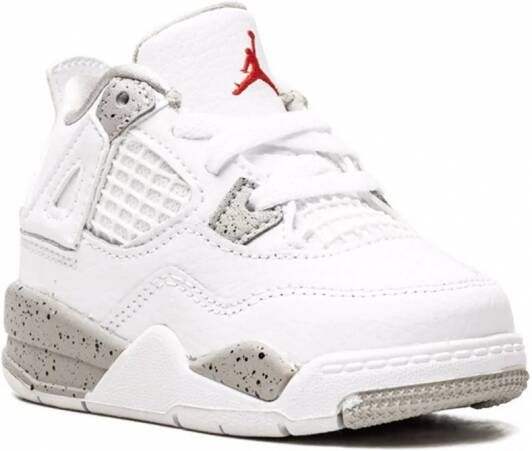 Jordan Kids Air Jordan 4 Retro sneakers Wit